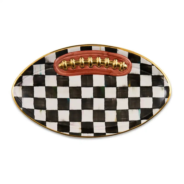 Courtly Check Football Platter