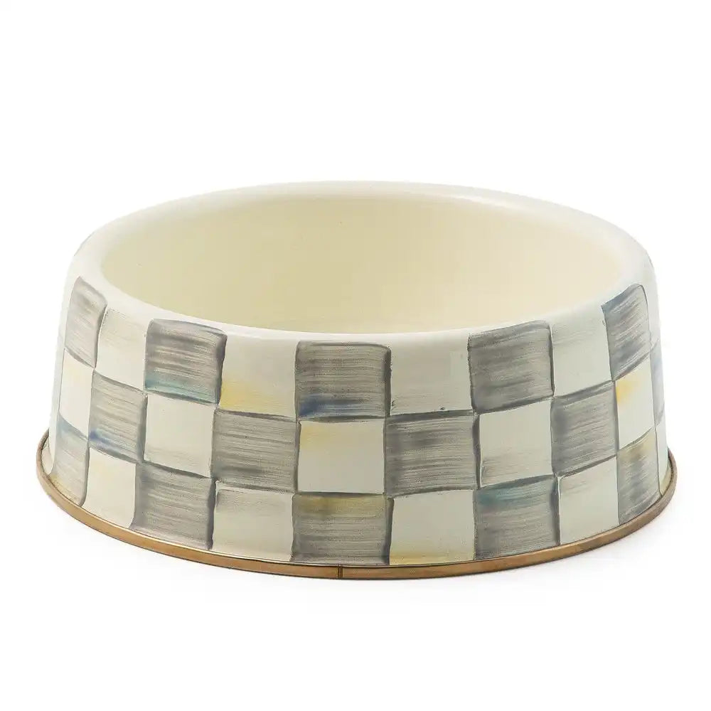 Sky Check Small Pet Dish