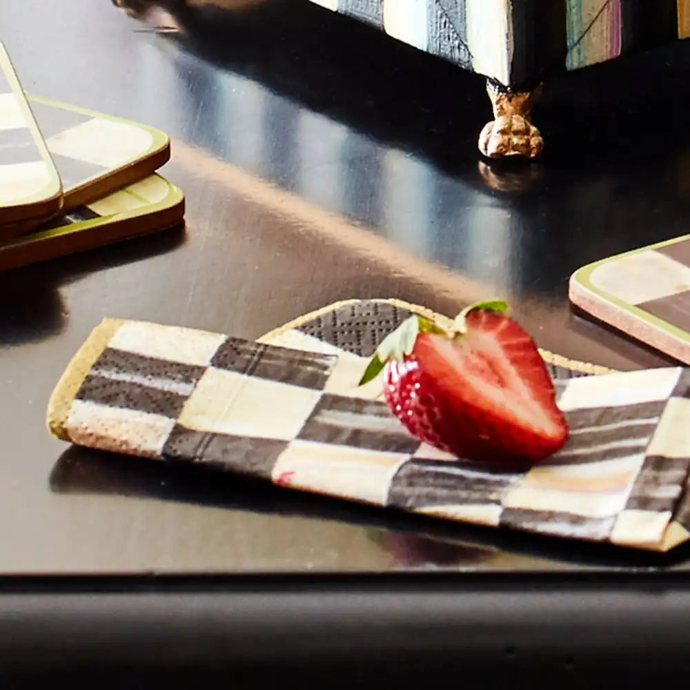 Courtly Check Guest Paper Napkins