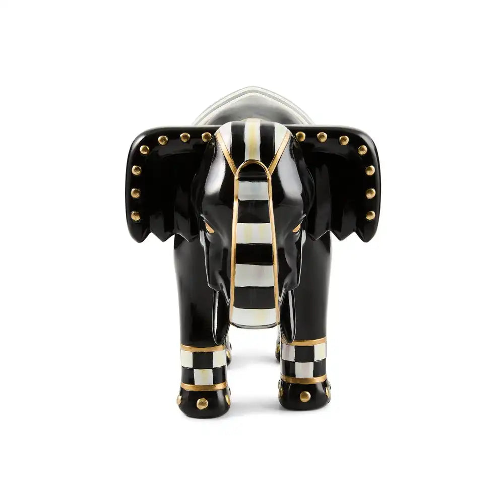 Courtly Check Elephant Figurine