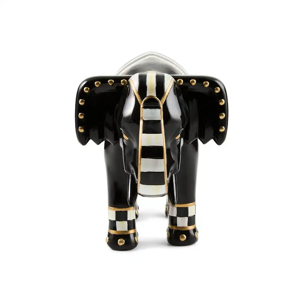 Courtly Check Elephant Figurine