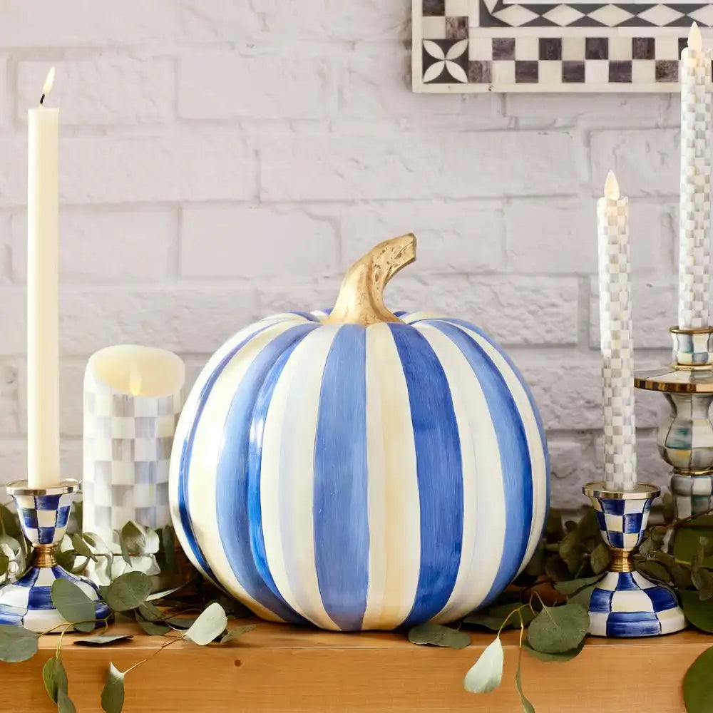 Mocha Stripe Medium Pumpkin
