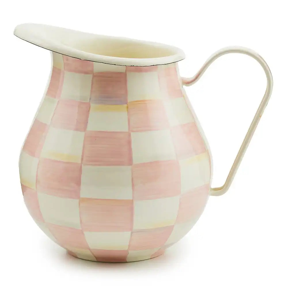 Emerald Check Pitcher