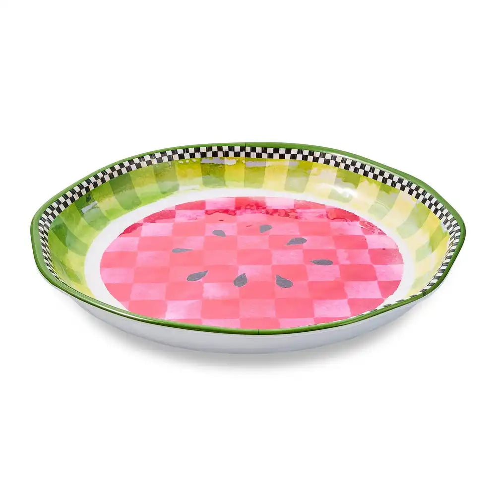 Watermelon Melamine Oval Platter