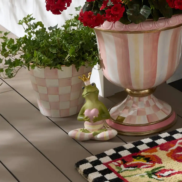 Rosy Fergal the Frog with Heart Decor
