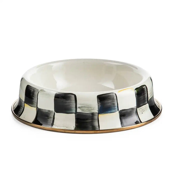 Sky Check Small Pet Dish