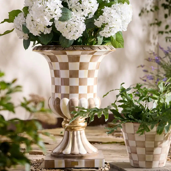 Courtly Stripe Urn