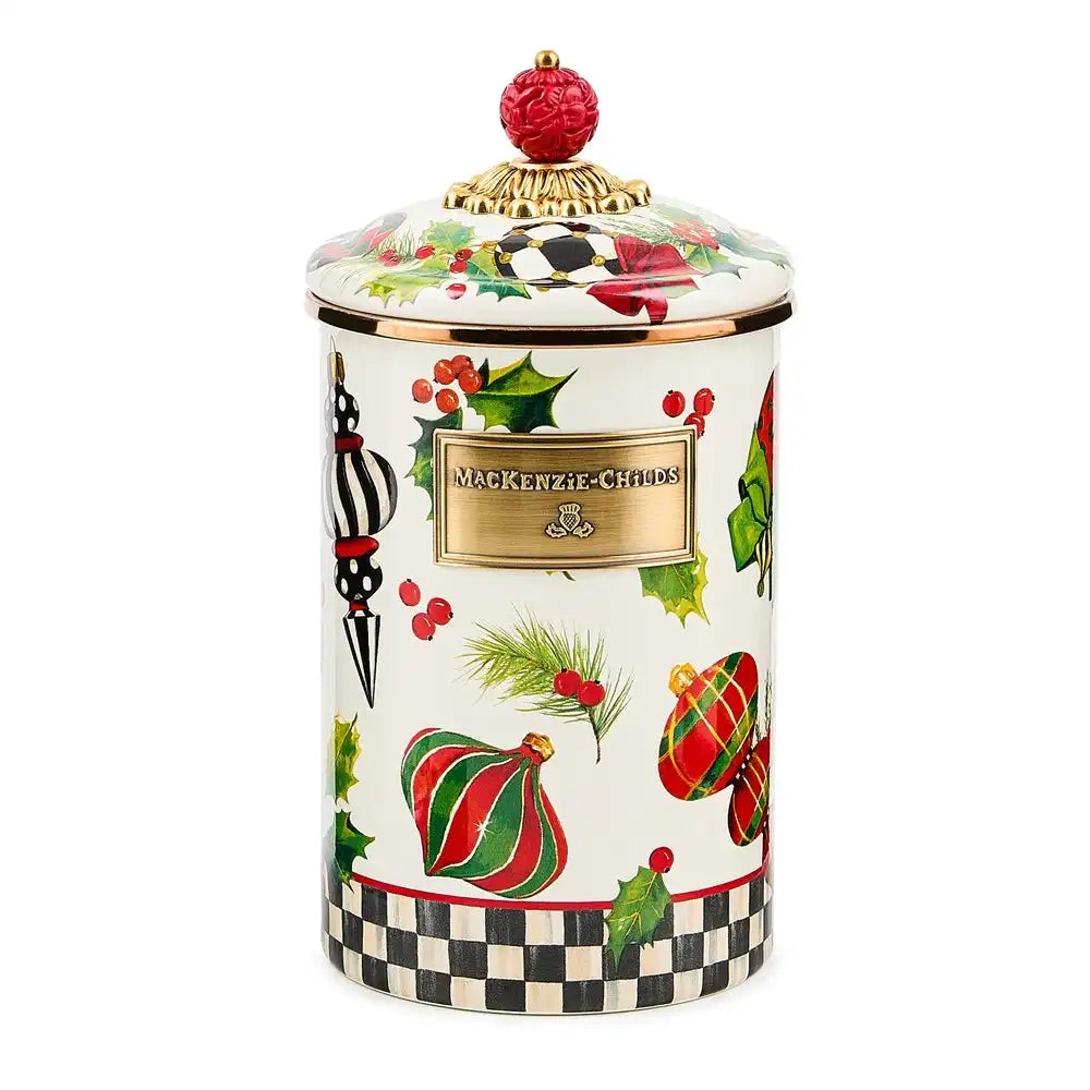 Deck the Halls Medium Canister