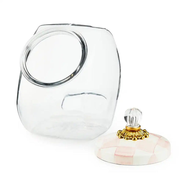 Cookie Jar with Courtly Check Lid