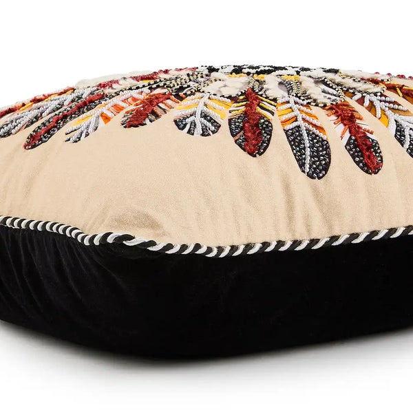 Checked Turkey Throw Pillow
