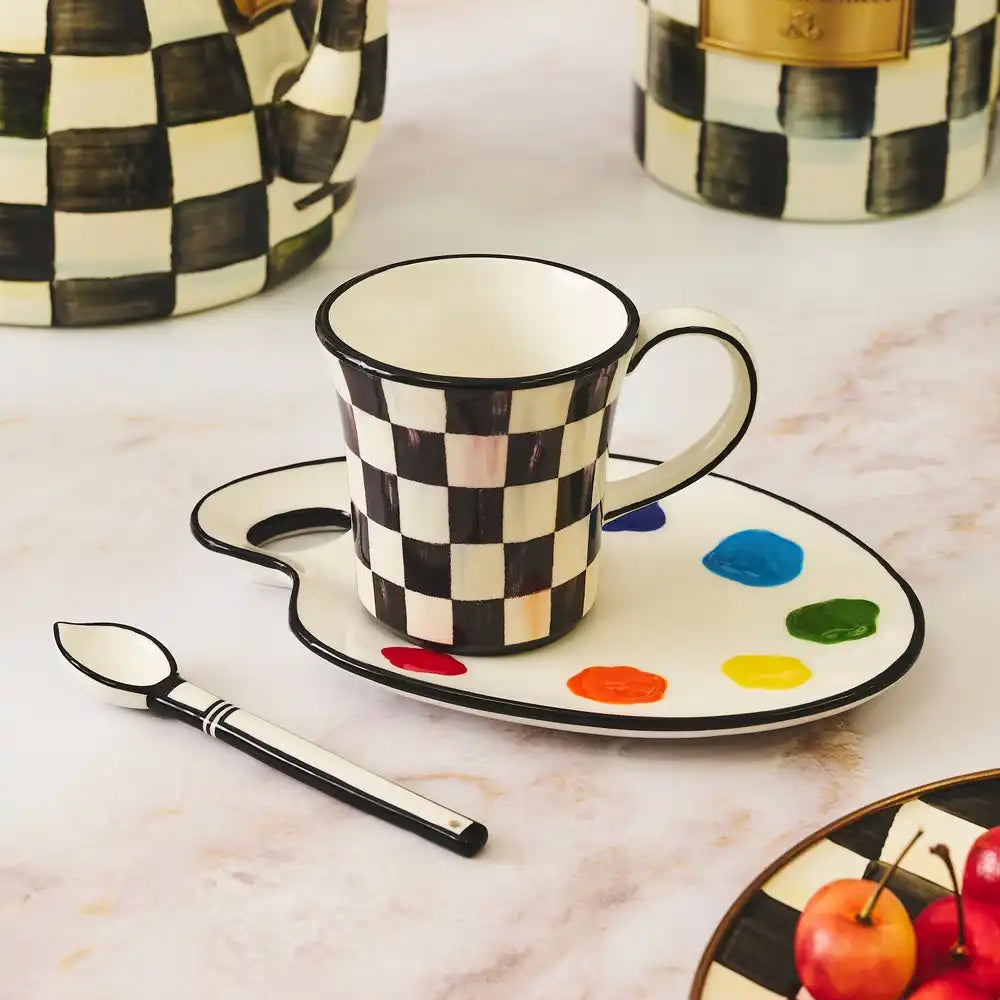 Artist Palette Mug & Saucer Set Secondary image