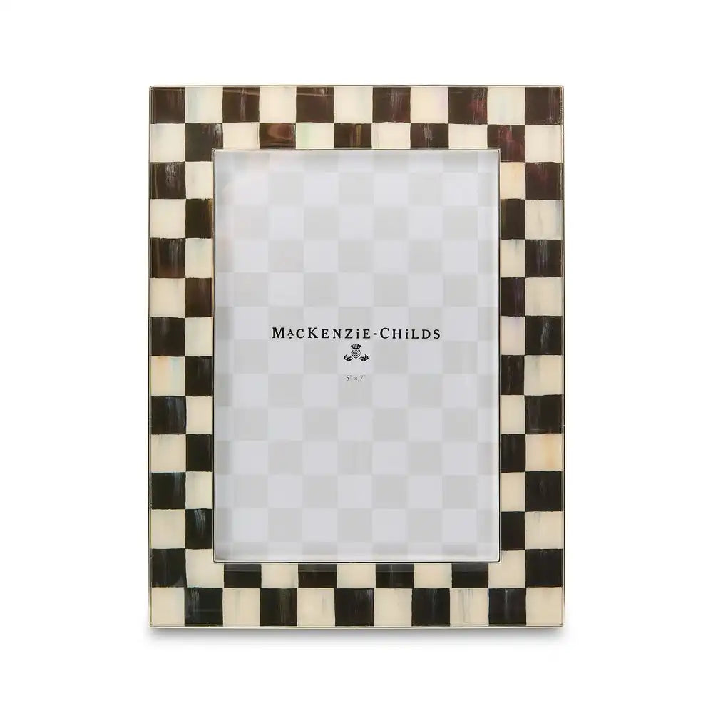 Courtly Check Silver Plated 5" x 7" Frame Main image