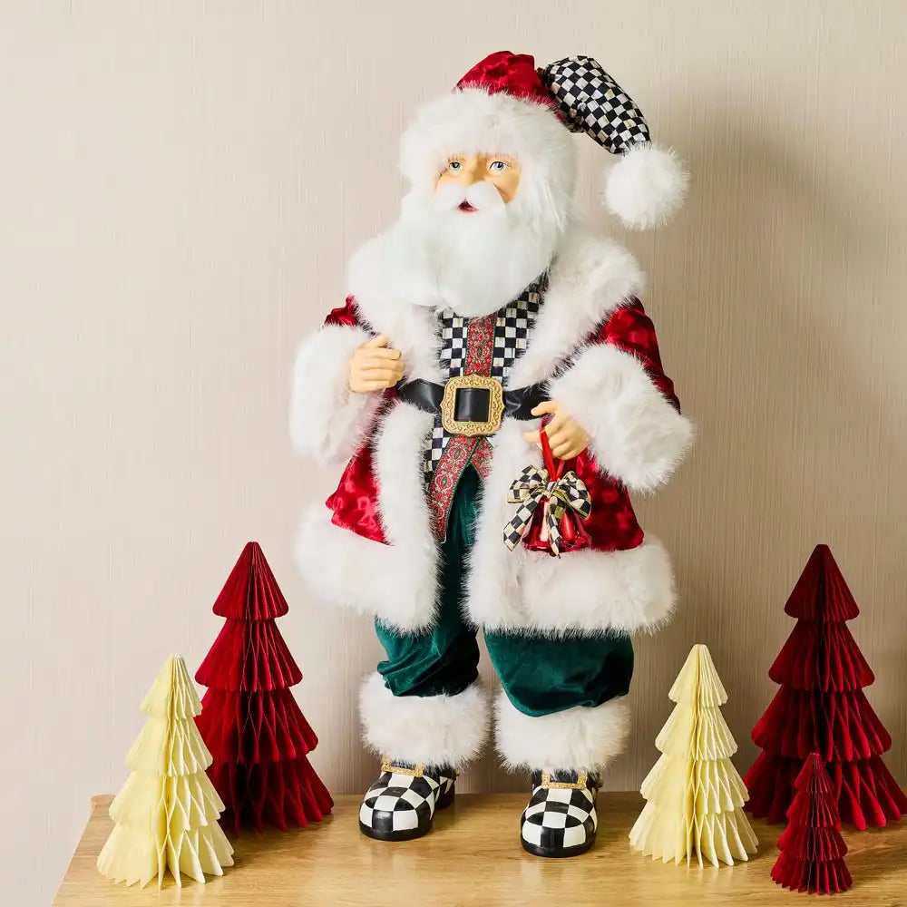 Animated Courtly Fabric Santa Secondary image