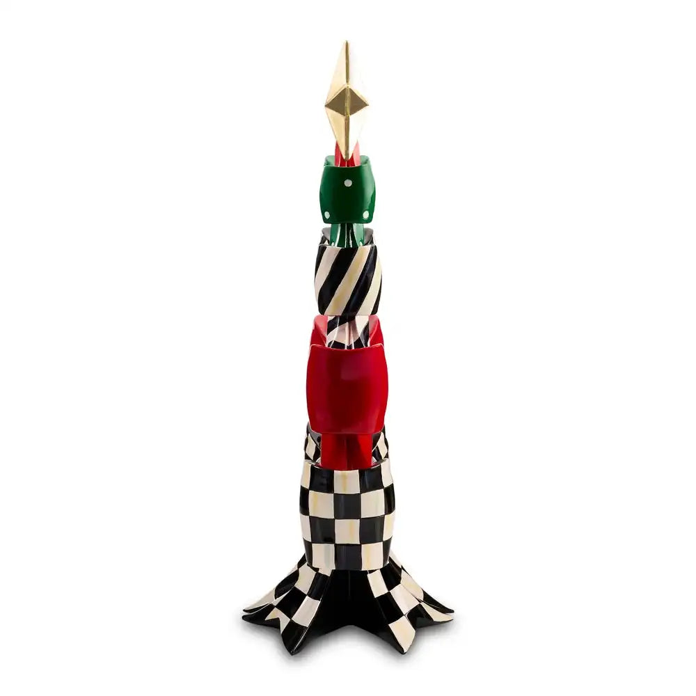 Holiday Stacked Bow Tree
