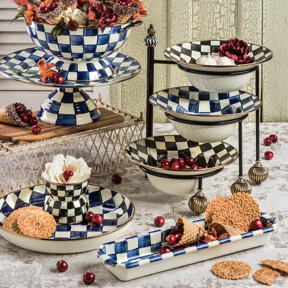 Courtly Check Serving Bowl