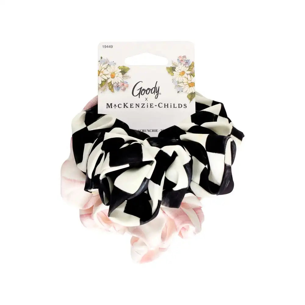 Goody Multi Check Satin Scrunchie Set Main image