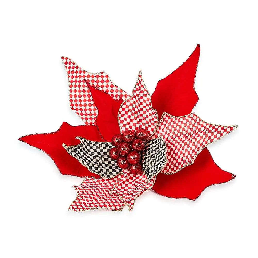 Check It Out Jumbo Poinsettia Clip Main image