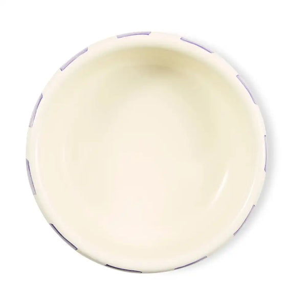 Sky Check Small Pet Dish
