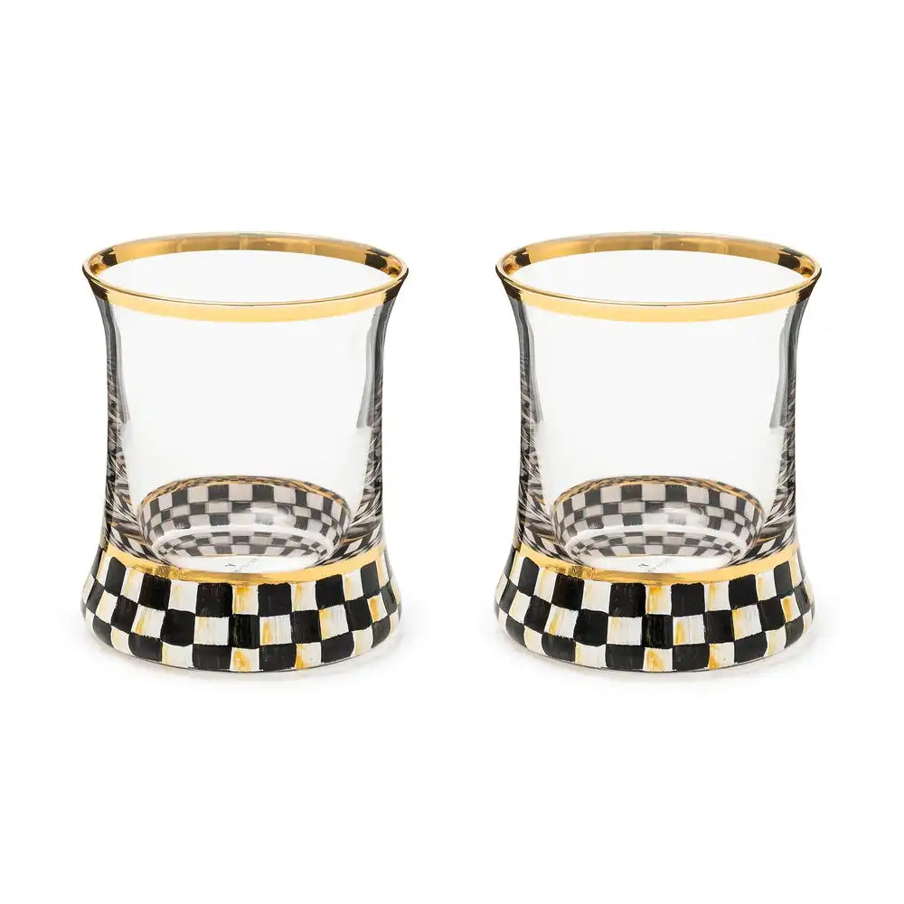 Courtly Check Coupe Glass