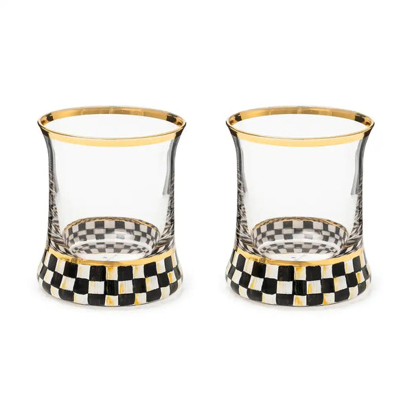 Courtly Check Coupe Glass