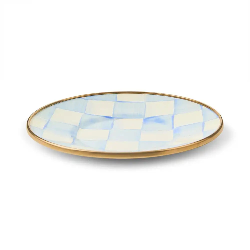 Sterling Check Saucer