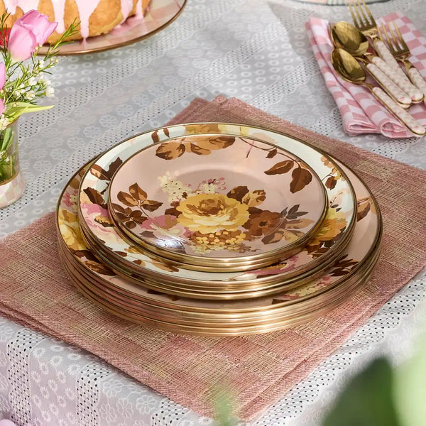 Wild Rose Mauve Dinner Plate