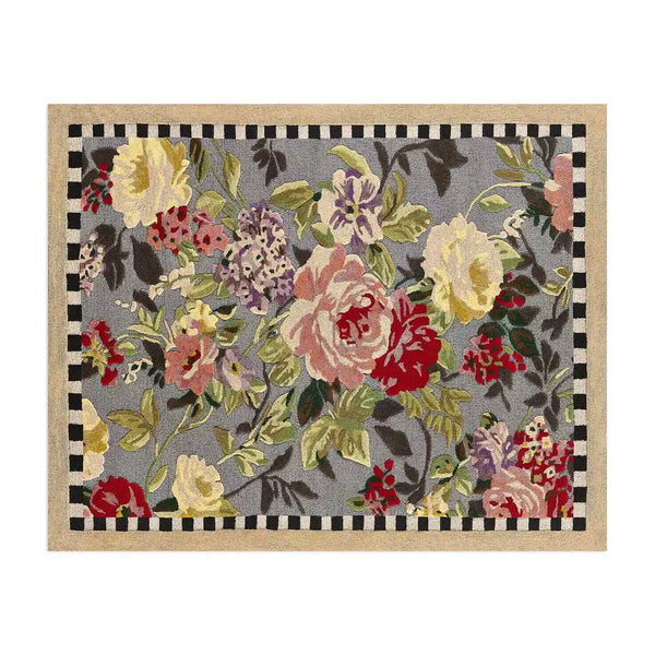Tudor Rose 3' x 5' Washable Rug