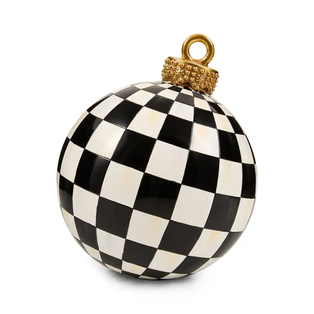 Red Stripe Medium Tabletop Ornament