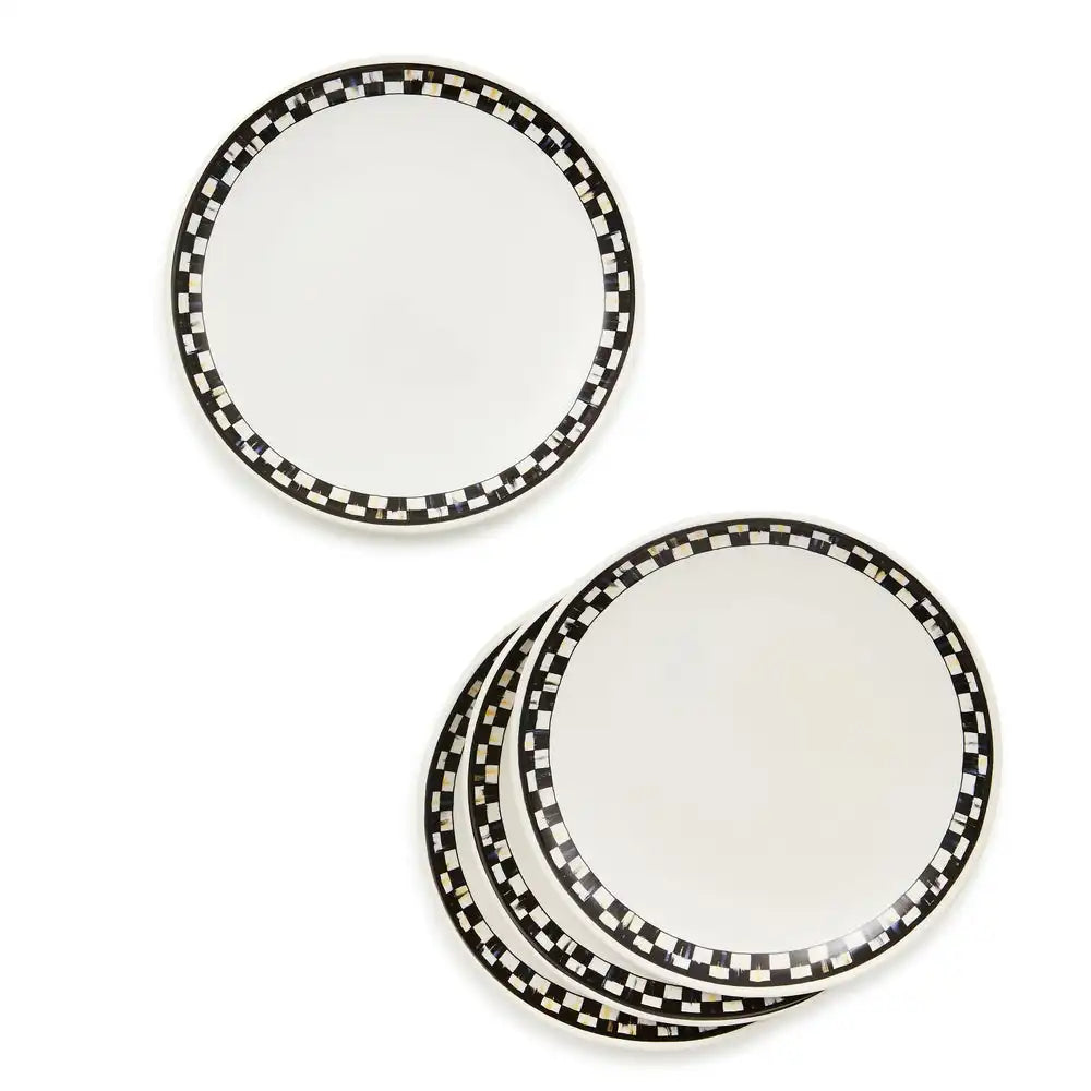 Courtly Check Everyday Small Plates, Set of 4
