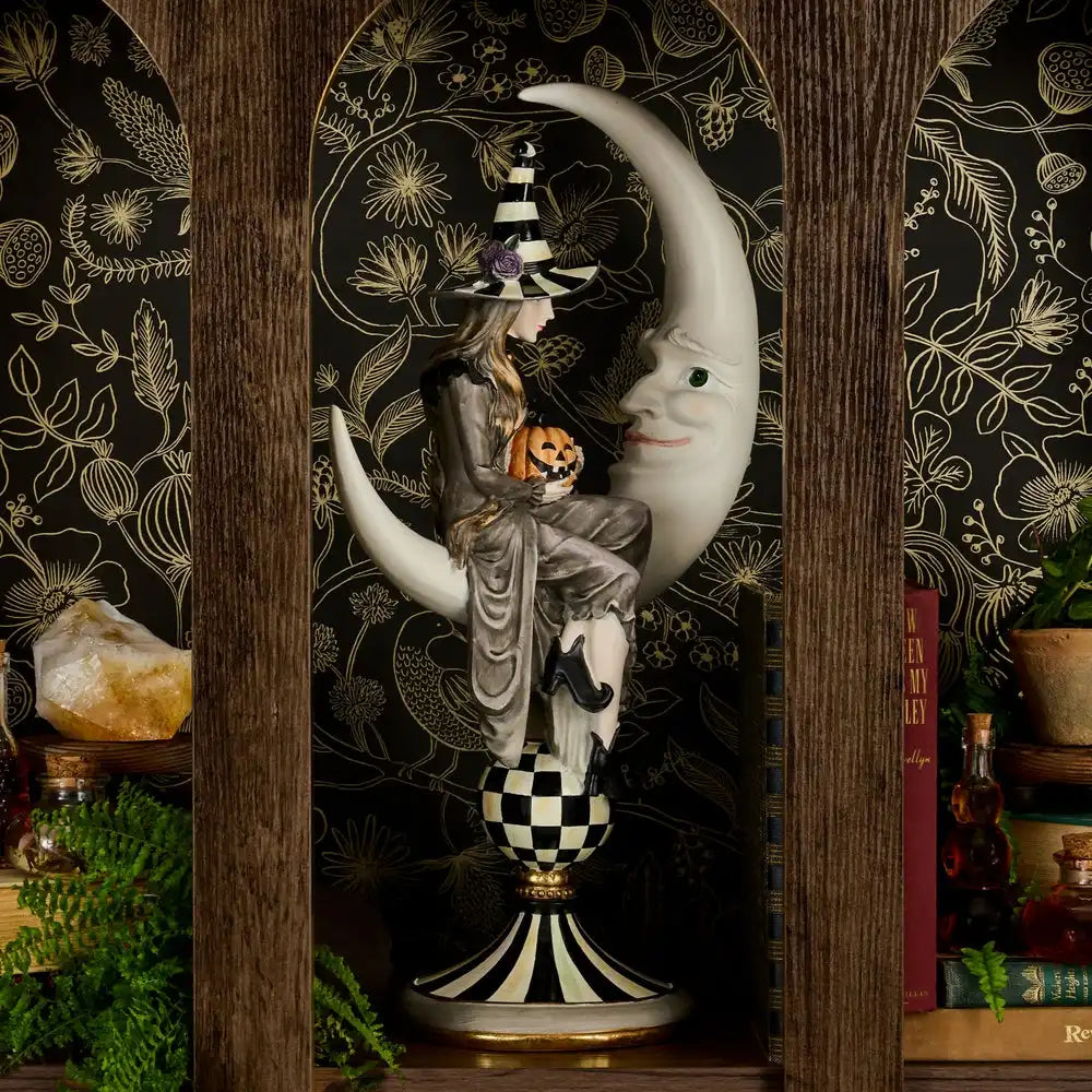 Spellbound Witch & Moon Figure