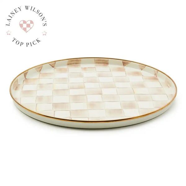 Sophisticheck Round Tray