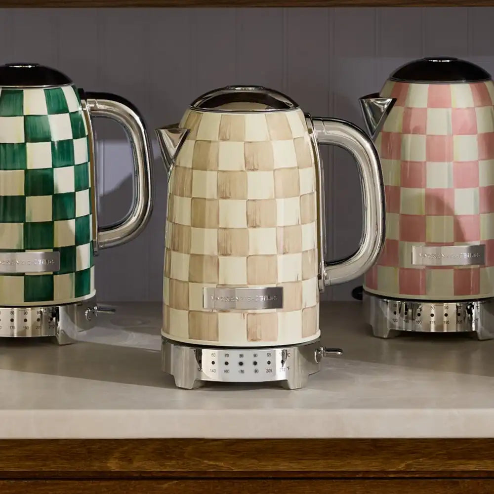 Emerald Check Electric Kettle