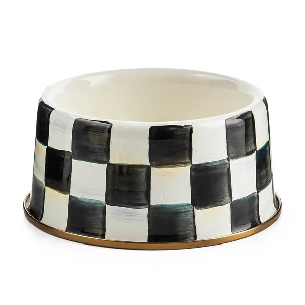 Sky Check Small Pet Dish