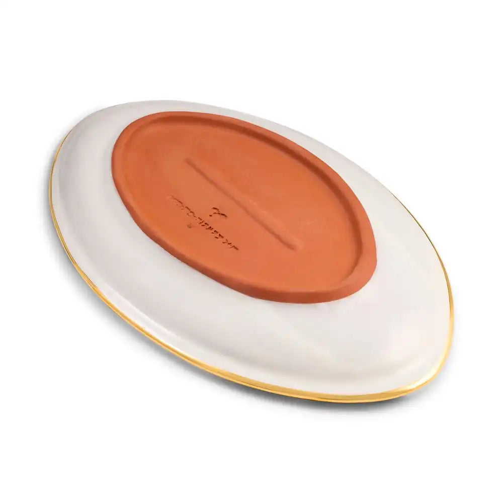 Courtly Check Football Platter