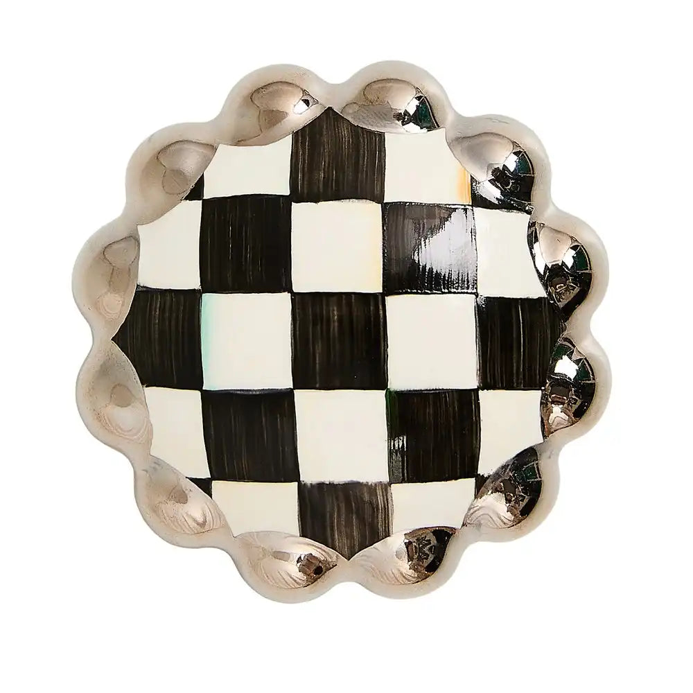 Courtly Check Platinum Round Knob Main image
