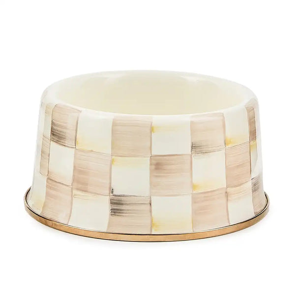 Sky Check Small Pet Dish