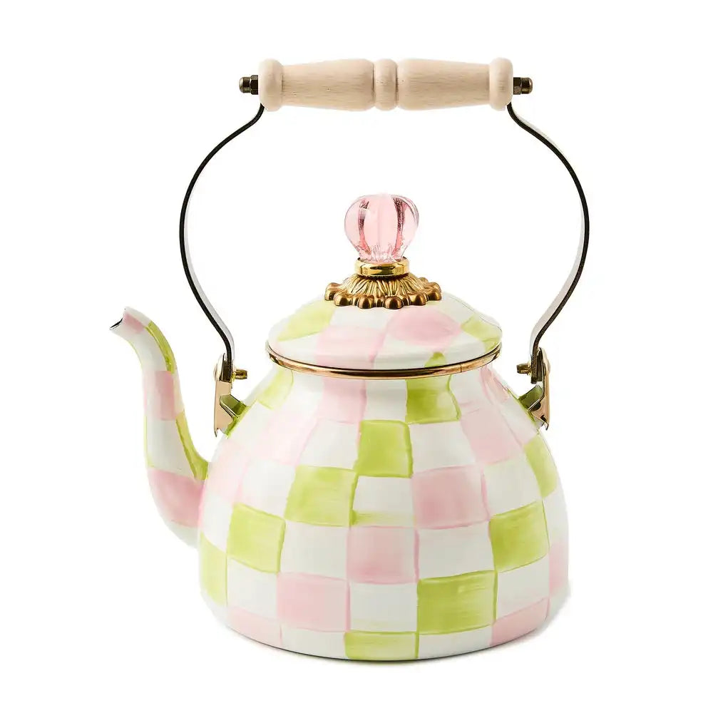 Palm Beach Check 2 Quart Tea Kettle Main image