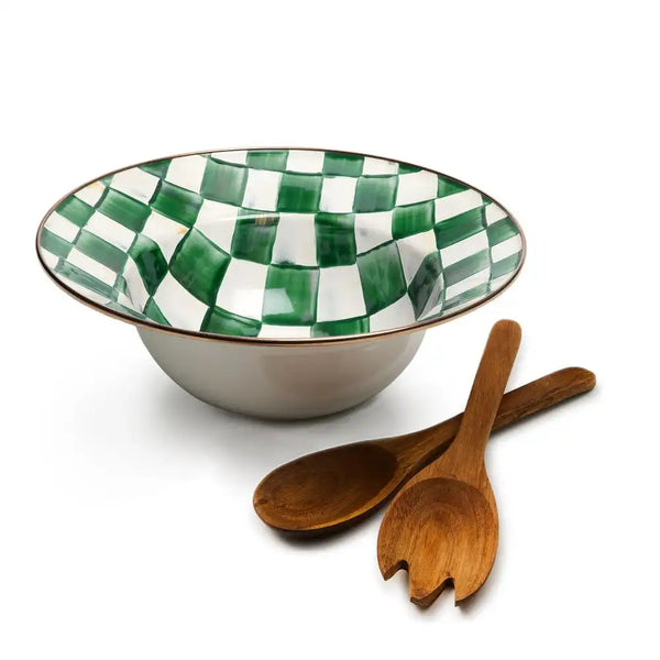 Courtly Check Salad Serving Set