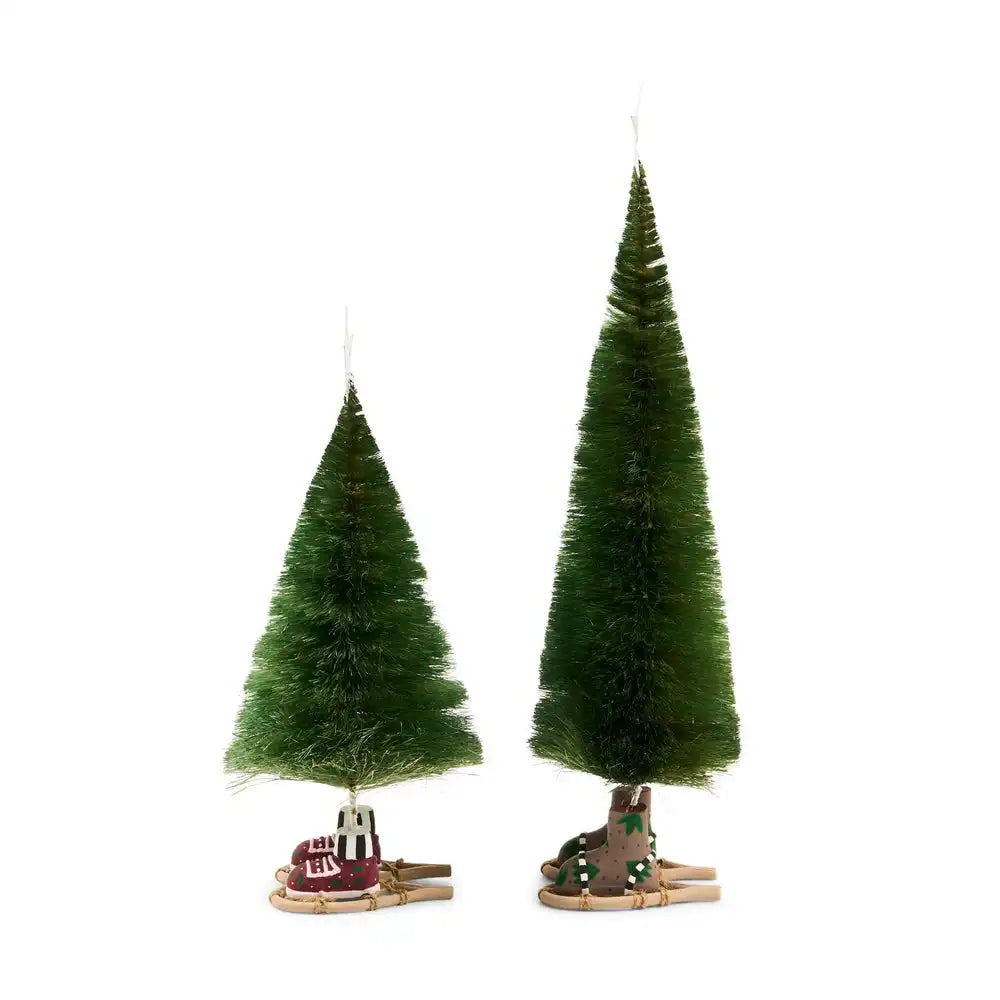 Patience Brewster Mooseltoe Sisal Trees, Set of 2