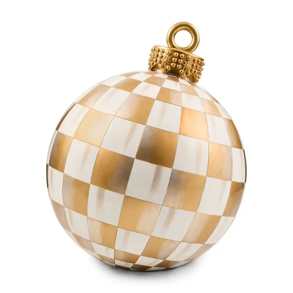 Red Stripe Medium Tabletop Ornament