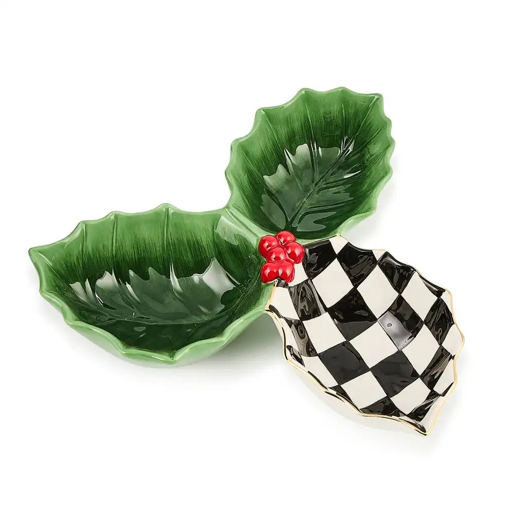 Holly Leaf Ceramic Candy Dish Main image
