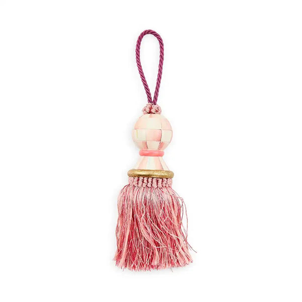 Mocha Check Tassel