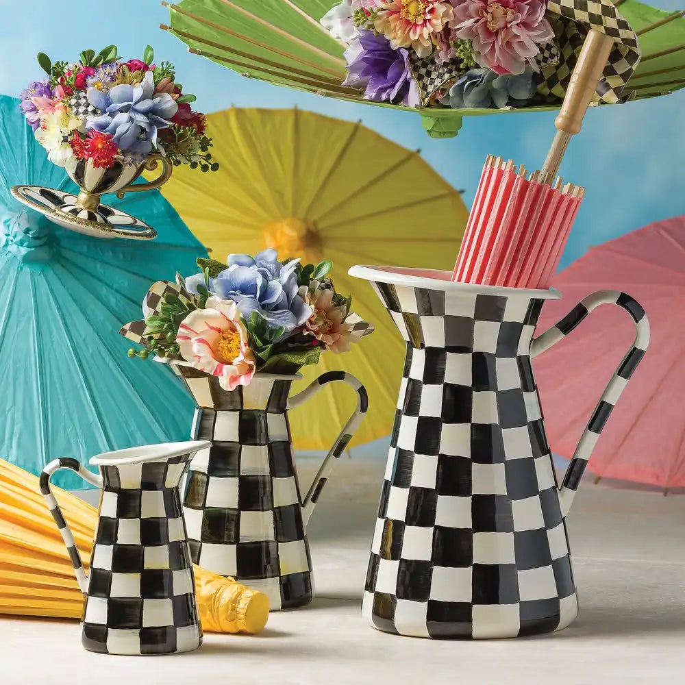Sky Check Medium Practical Pitcher