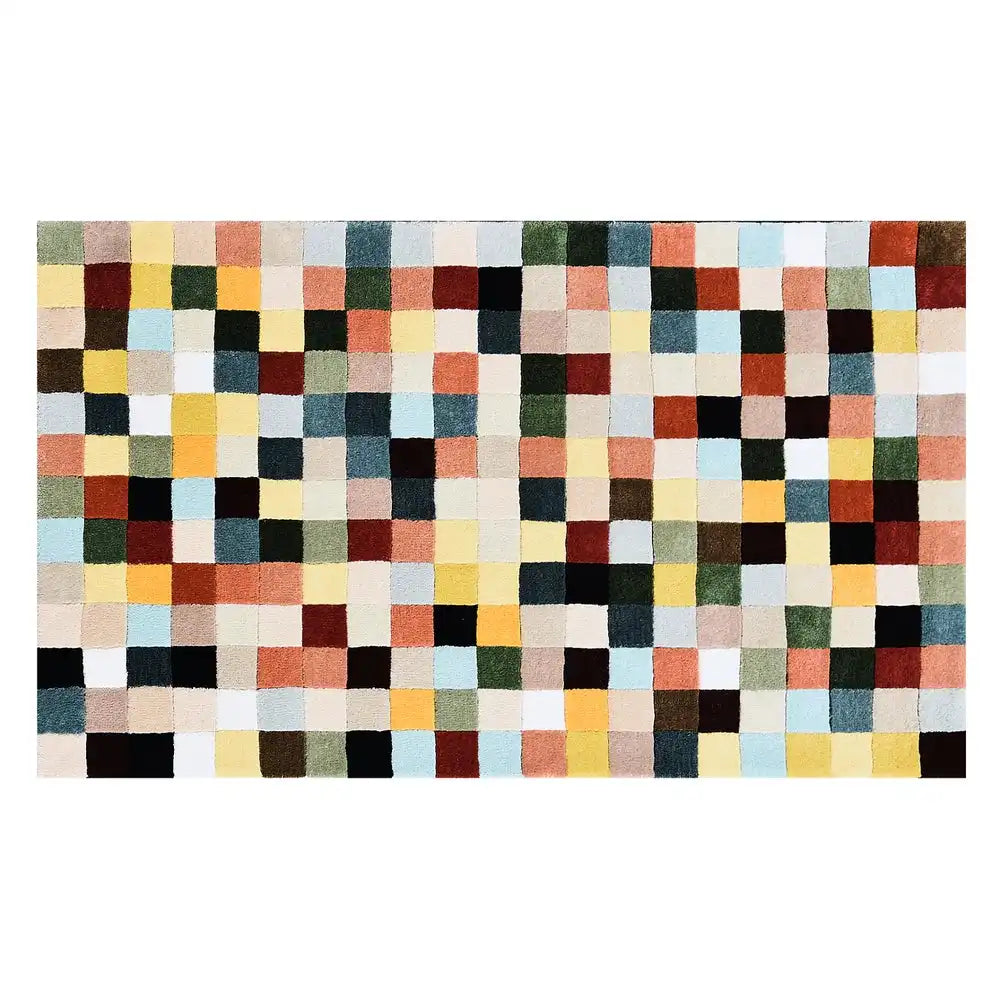 Multicolor Checkerboard 8' x 10' Rug