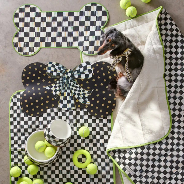 Sky Check Small Pet Dish