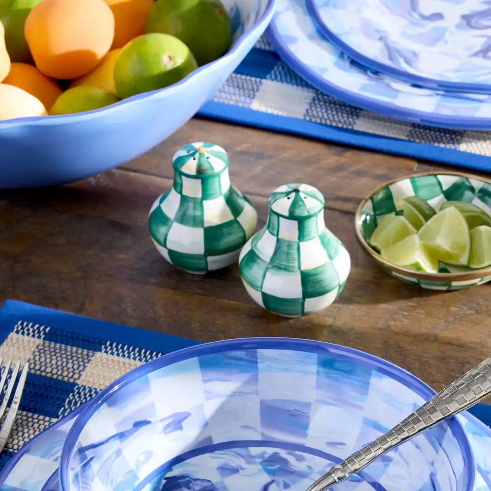 Courtly Check Large Salt & Pepper Shakers