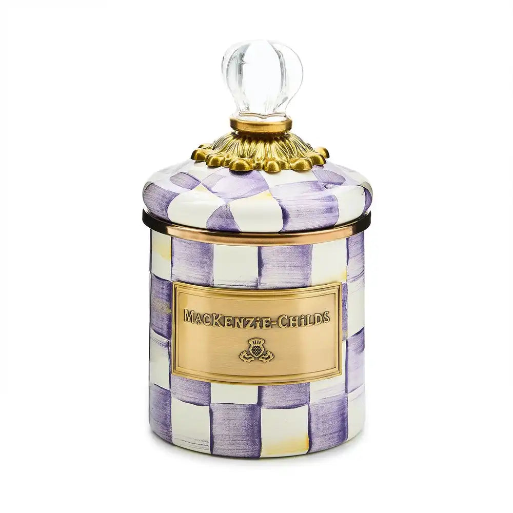 Violet Check Mini Canister Main image