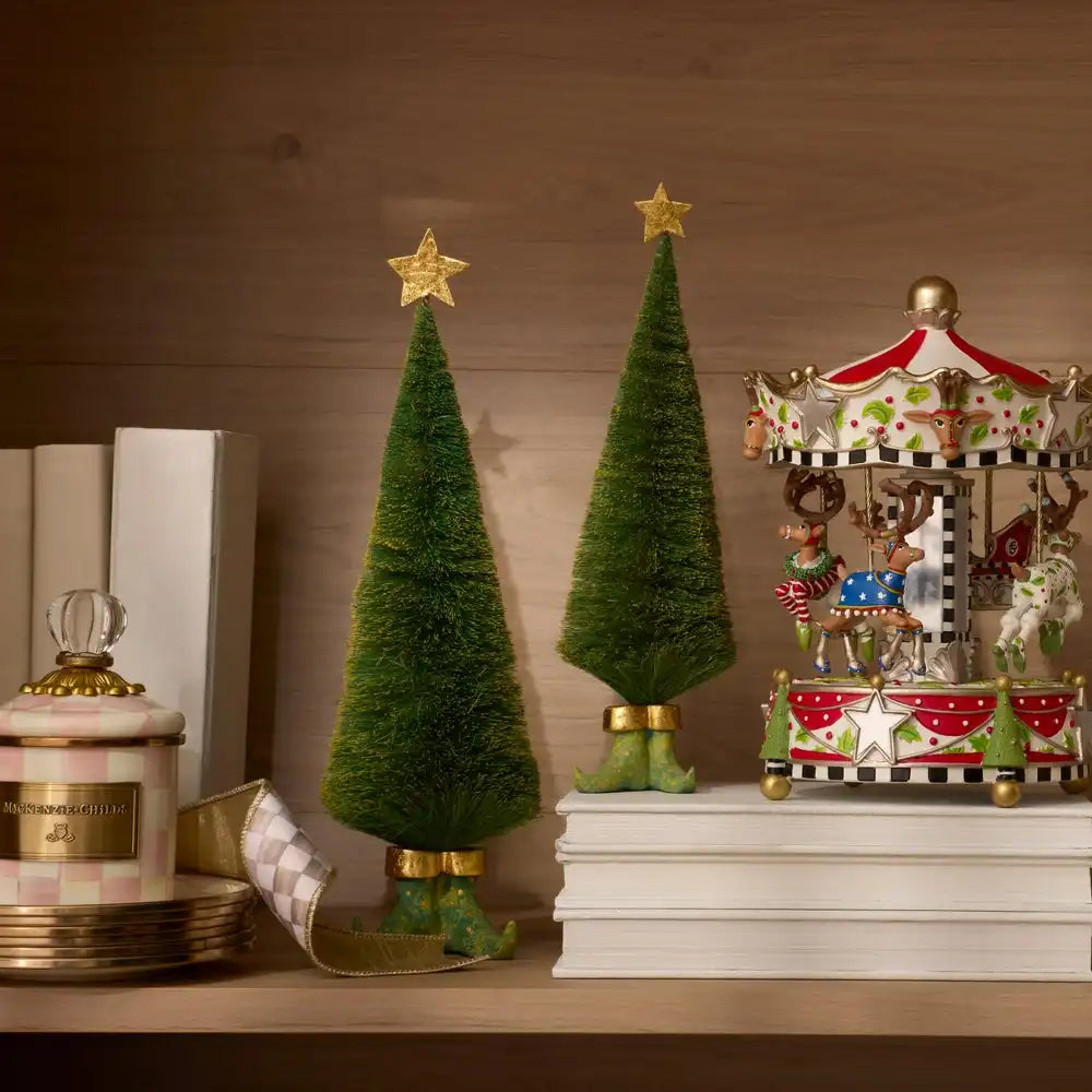 Patience Brewster Dash Away Sisal Elf Tree Figures