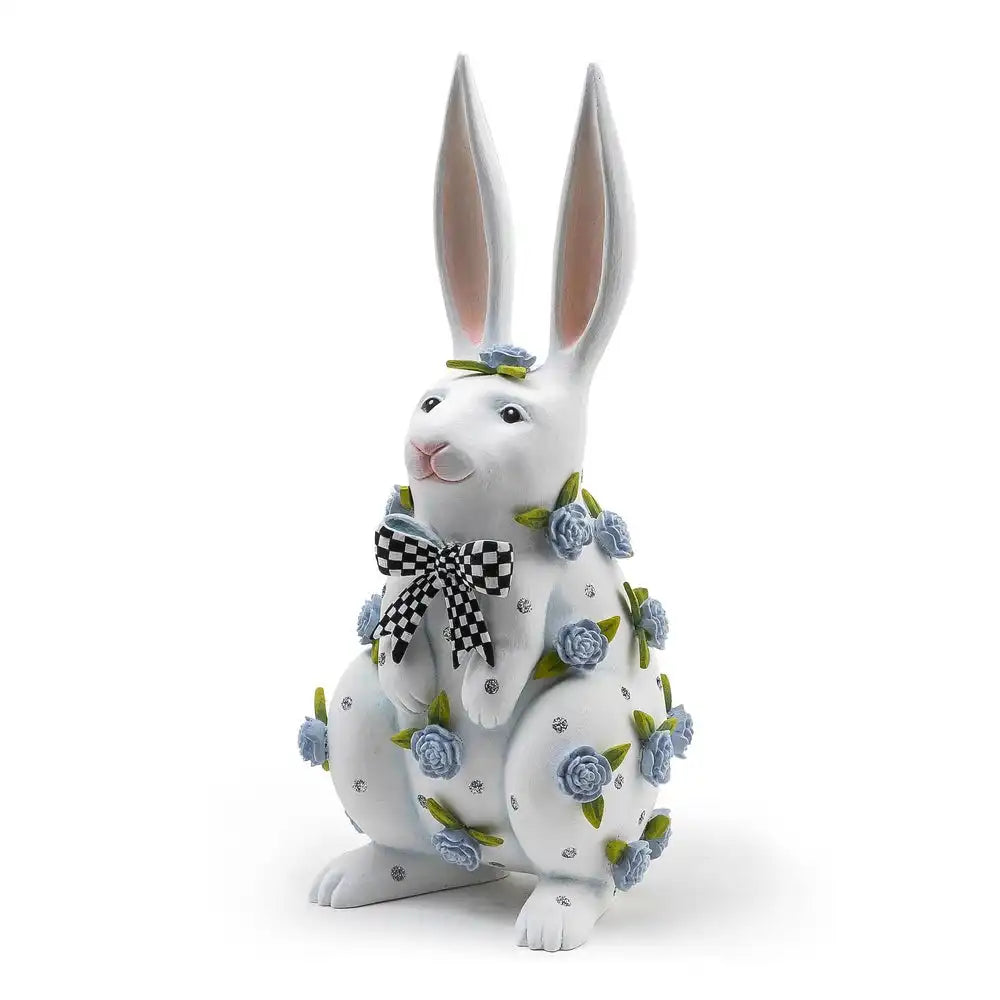 Patience Brewster Periwinkle Peony Standing Rabbit Main image