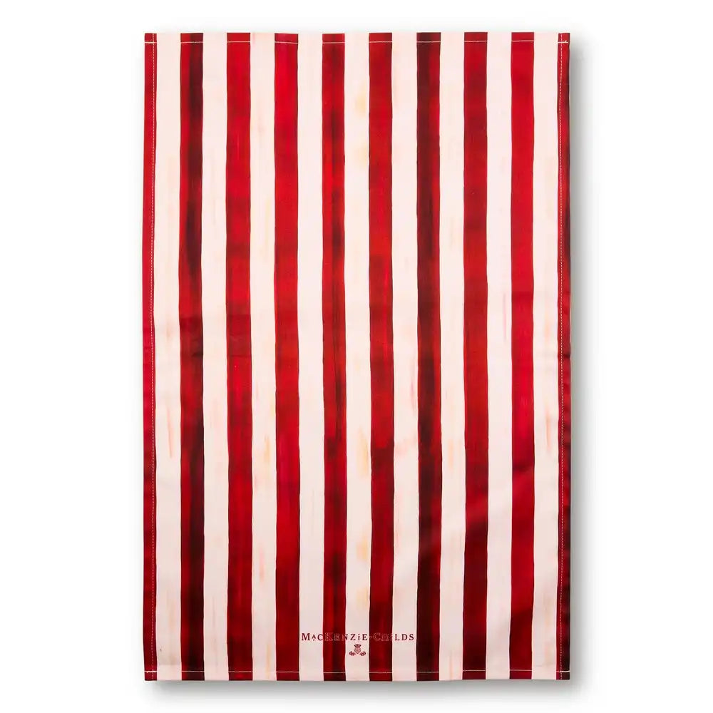 Cherry Check Printed Dish Towel